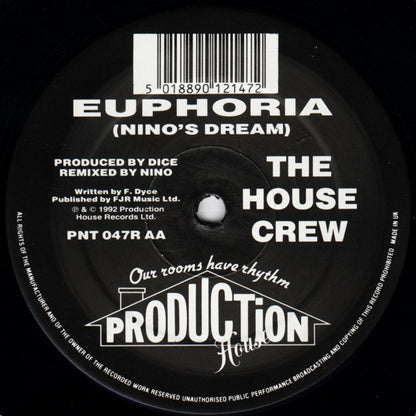 The House Crew - The Theme / Euphoria (Remixes) - Production House (12")