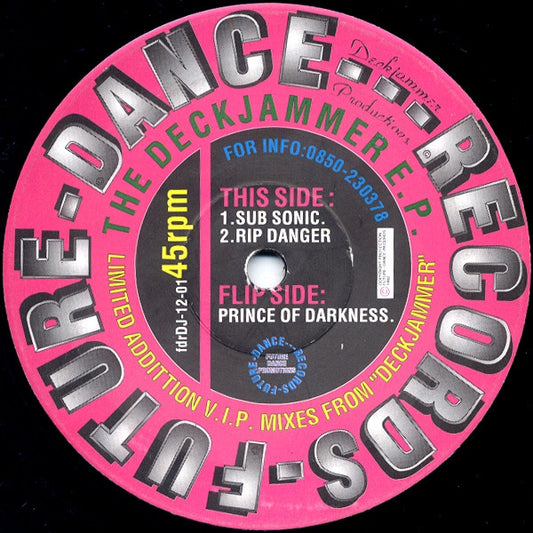 DJ Deckjammer - The Deckjammer E.P. - Future Dance Records (2) (12")