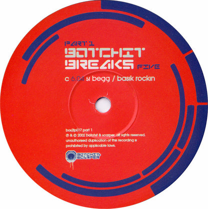 Various - Botchit Breaks 5 (Part 1) (12", Compilation)