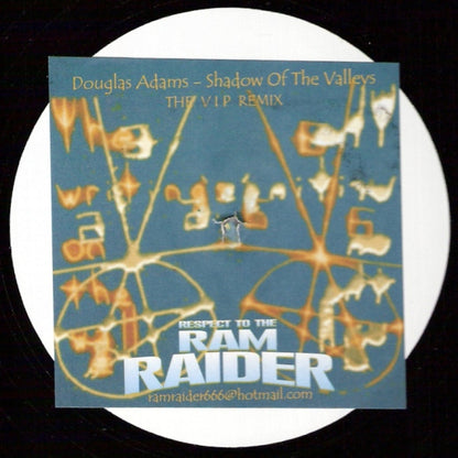 Origin Unknown - Shadow Of The Valleys - Ram Raider (12", Single Sided, Unofficial Release, White Label, Stickered)