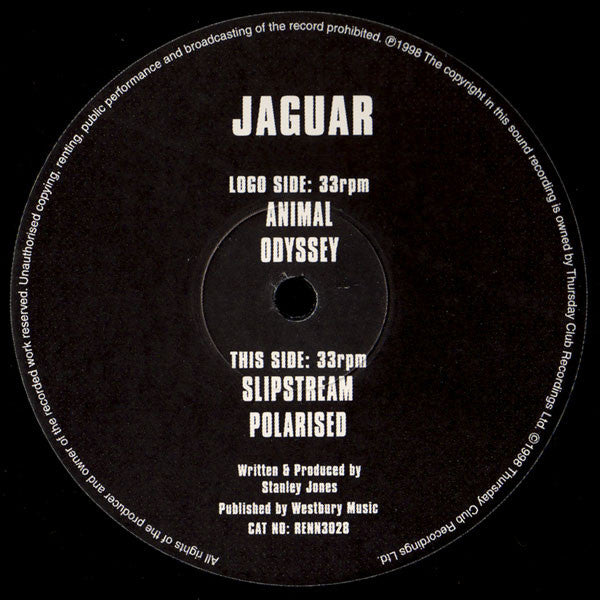 Jaguar - Thursday Club Recordings (TCR) (12")