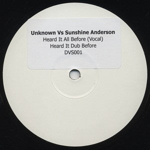 Unknown Artist - Heard It All Before - Not On Label (12")
