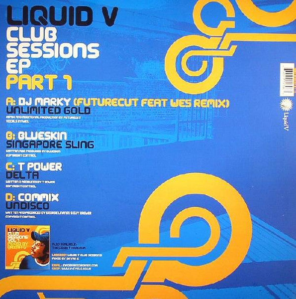 Various - Club Sessions EP Part 1 - Liquid V (2x12")