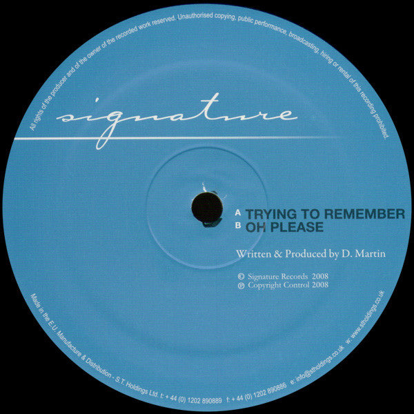 Calibre - Dont Mind - Signature Records (12")