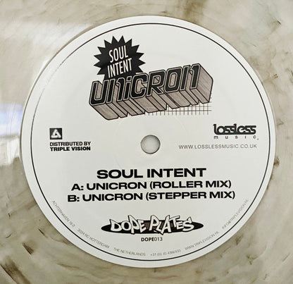 Soul Intent - Unicron - Dope Plates (12", 45 RPM,  Black Marbled)