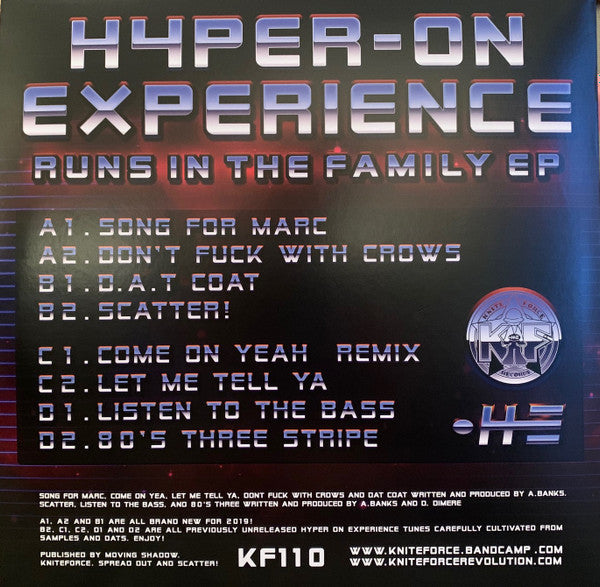 Hyper On Experience - Runs In The Family EP (12")