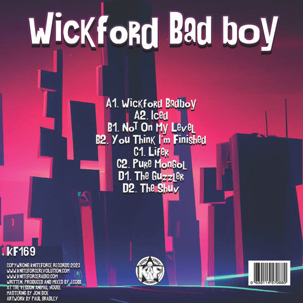 Secret Squirrel - Wickford Bad Boy EP - Kniteforce Records (2x12")