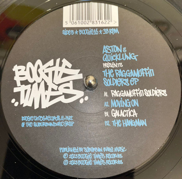 Aston Harvey - The Raggamuffin Soldiers EP  - Boogie Times Records (12")