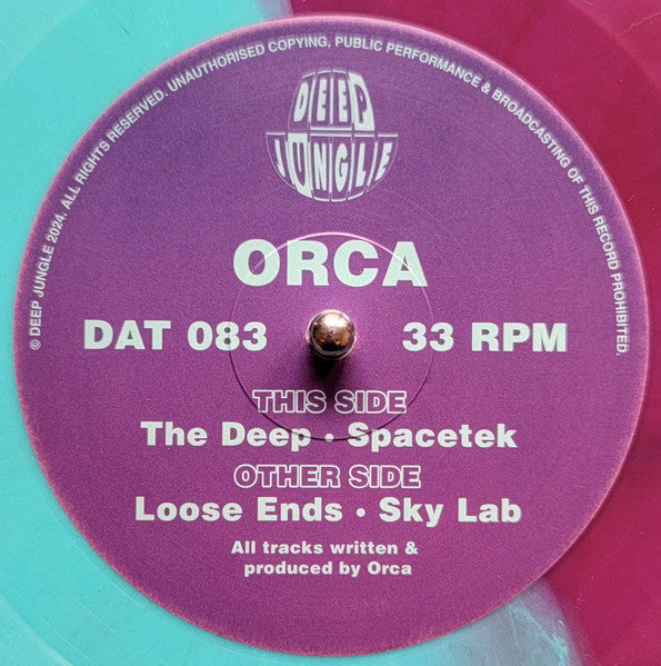 Orca - Loose Ends / Sky Lab / The Deep / Spacetek - Deep Jungle (12",  Special Edition, Half & Half)