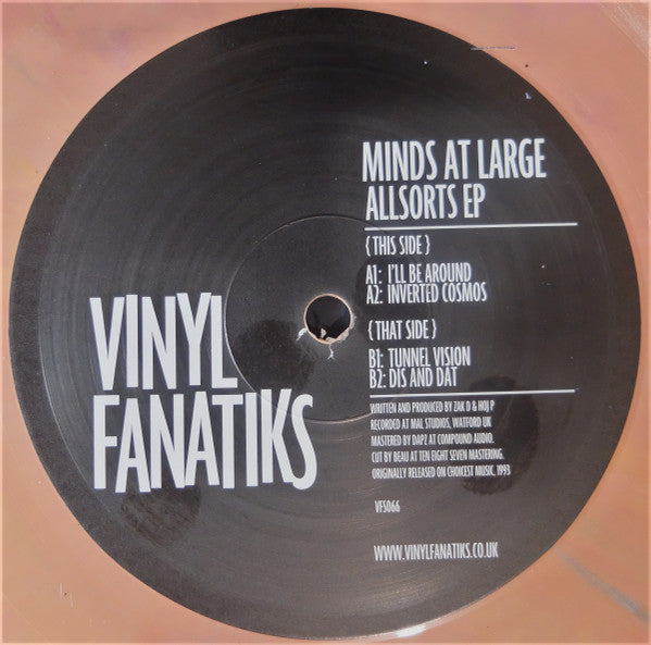 Minds At Large - Allsorts EP (12", Pink Marbled Vinyl)