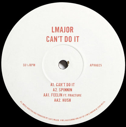 LMajor - Can't Do It - Astrophonica (12") - PRE-SALE