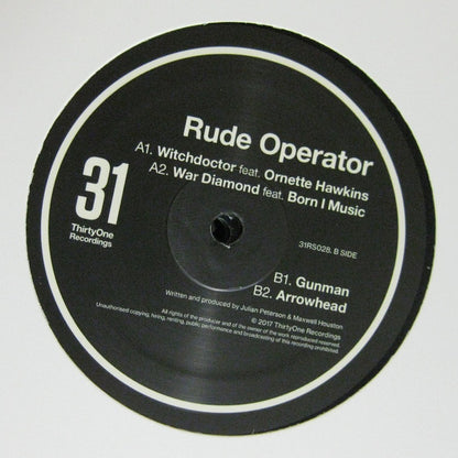 Rude Operator - Witchdoctor EP - 31 Records (12")