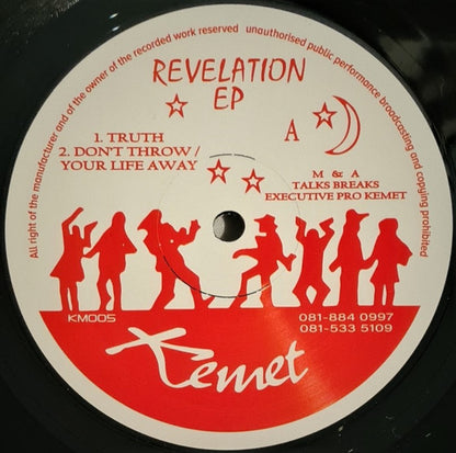 Talks Breaks & Fusion - Revelation EP - Kemet (12")