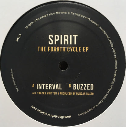 Spirit - The Fourth Cycle EP - Dispatch Recordings (12")