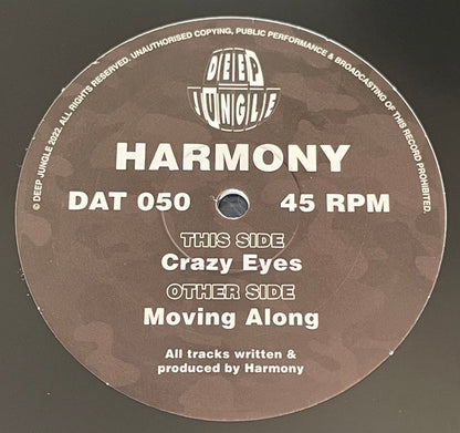 DJ Harmony - Moving Along / Crazy Eyes  (12", 45 RPM)