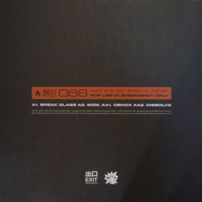 System - Break Glass EP (12")