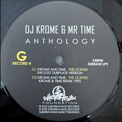 Krome & Time - Anthology - Suburban Base Records (5x12")