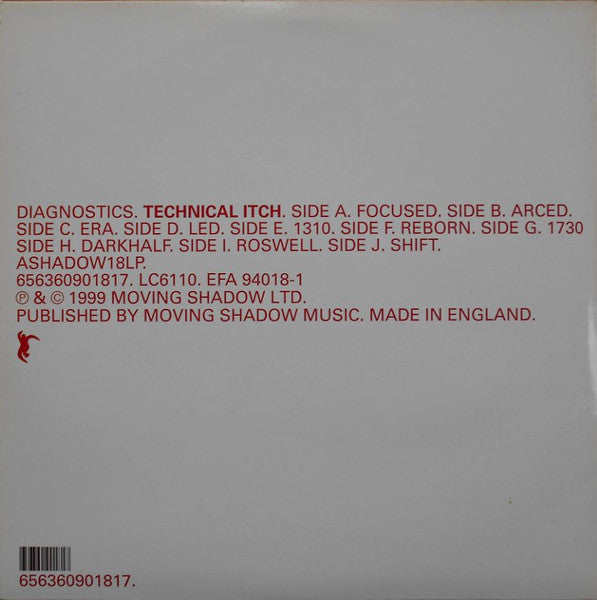 Technical Itch - Diagnostics - Moving Shadow (5x12" Album)