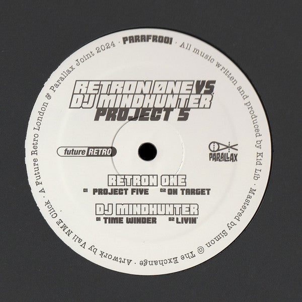 Retron 0ne Vs. DJ Mindhunter - Project 5 - Parallax / Future Retro (2x12")
