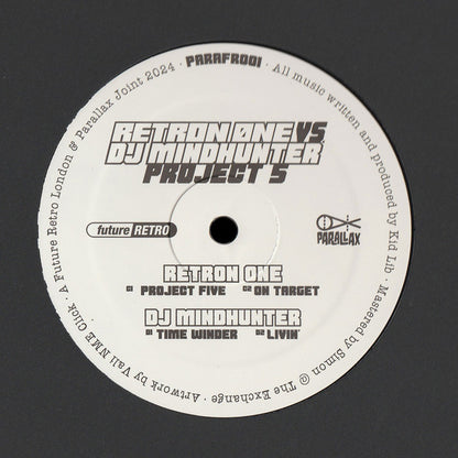 Retron 0ne Vs. DJ Mindhunter - Project 5 - Parallax / Future Retro (2x12")