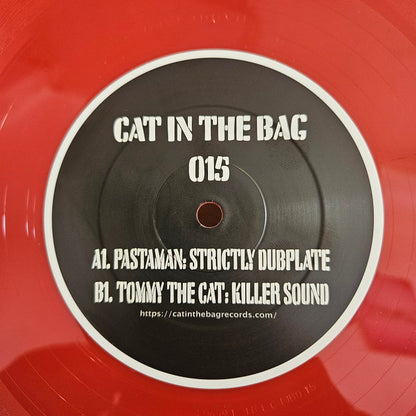 Pastaman & Tommy The Cat - Strictly Dubplate / Killer Sound - Cat In The Bag (12", Red Vinyl)