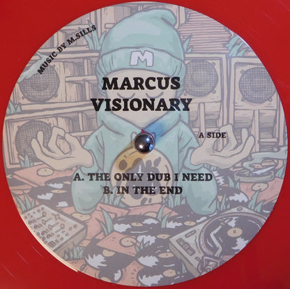 Marcus Visionary - Only Dub I Need / In The End - Meditator Music (12", Red)