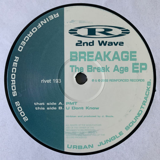 Breakage - The Break Age EP - Reinforced Records (12", EP)