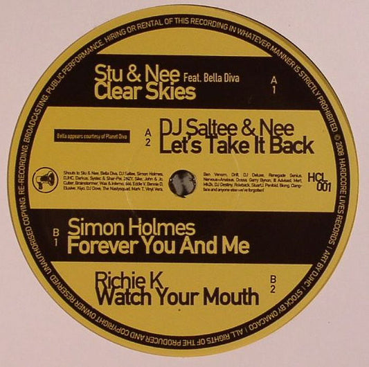 Various - Hardcore Lives EP #1 - Hardcore Lives Records (12")