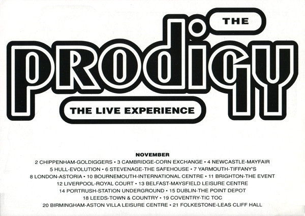 The Prodigy - Out Of Space - XL Recordings (12", Promo)