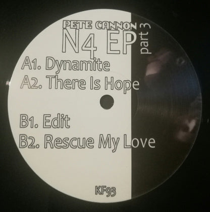 Pete Cannon - N4 EP Part 3  - Kniteforce Records (12")