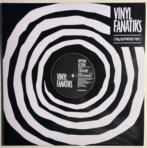 Rhythm Section (2) - Rhythm Takes Control (Refix) / In Perfect Love (Original Mix) - Vinyl Fanatiks (12", 45 RPM, Repress, Various Marble Colors)