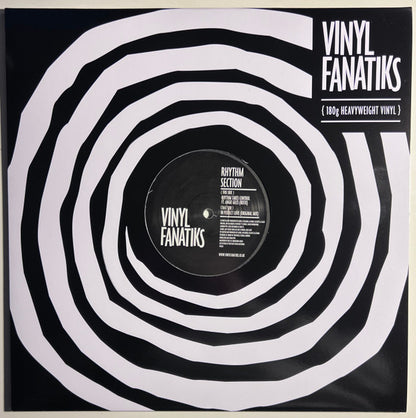 Rhythm Section (2) - Rhythm Takes Control (Refix) / In Perfect Love (Original Mix) - Vinyl Fanatiks (12", 45 RPM, Repress, Various Marble Colors)