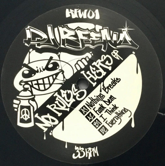 DJ Beeno - No Rules Here EP - Kniteforce White (12")