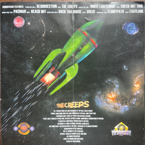 Ed Rush & Optical - The Creeps (Invisible And Deadly!) - Virus Recordings (5x12")