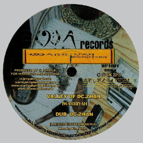 Iwarriyah - Valley  Of Dc.Zhan / Dem Demon - Iwa Records (10")