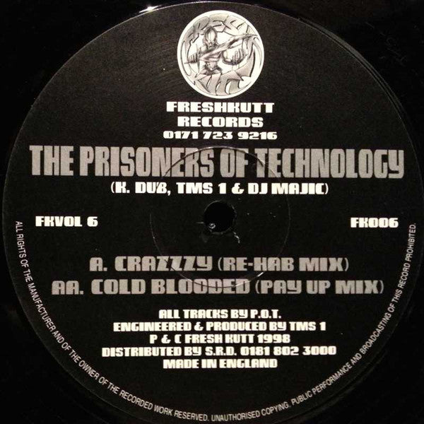 Prisoners Of Technology - Volume 6 - Fresh Kutt Records (12")