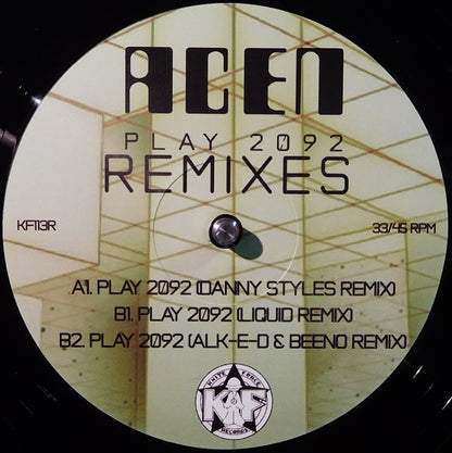 Acen - Play 2092 Remixes - Kniteforce Records (12")