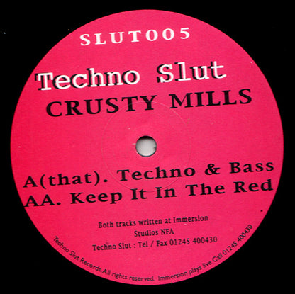 Crusty Mills - Techno Slut 5 (12")