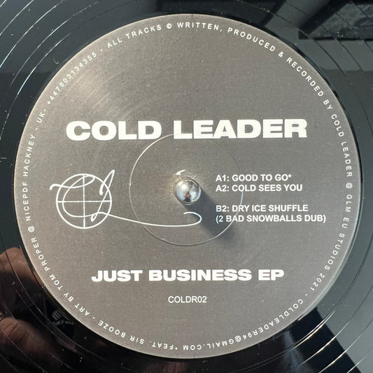 Cold Leader - Just Business EP - Cold Leader (12")