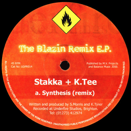 Various - The Blazin Remix E.P. - Underfire (12")