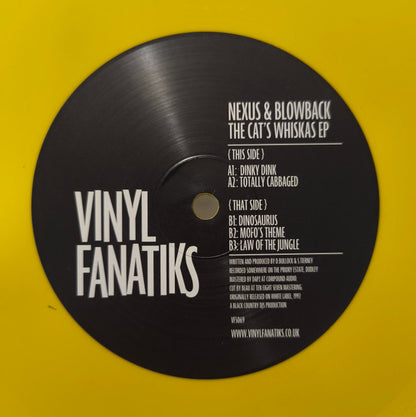 Nexus & Blowback - The Cat’s Whiskas EP - Vinyl Fanatiks (12",  Orange Vinyl)