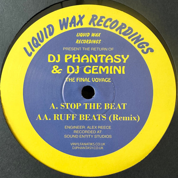 DJ Phantasy & DJ Gemini - The Final Voyage - Liquid Wax Recordings (12")