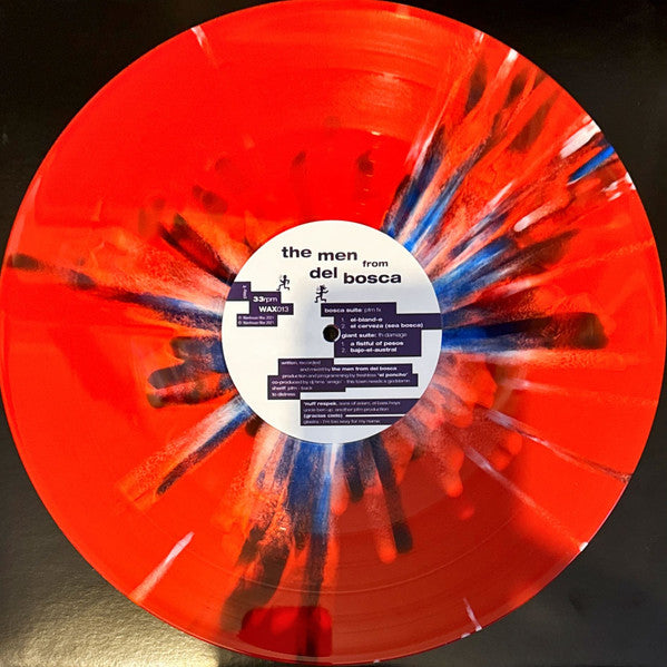 The Men From Del Bosca - El-Bland-E - Warehouse Wax (12", Red/Blue Splatter) - Includes WAV Download - Vinyl Junkie UK