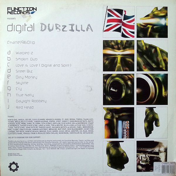 Digital - Dubzilla - Function (5x12", Album)