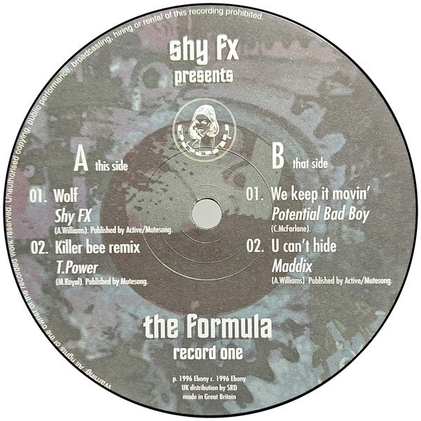 Shy FX - The Formula - Ebony Recordings (2x12")