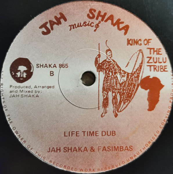 Jah Shaka - Giver Of Life / Life Time Dub - Jah Shaka Music (12", Red label)