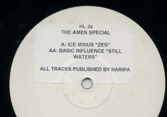 Ice Minus / Basic Influence - The Amen Special (12", Promo)