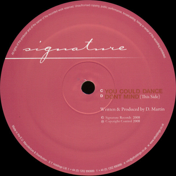 Calibre - Dont Mind - Signature Records (12")