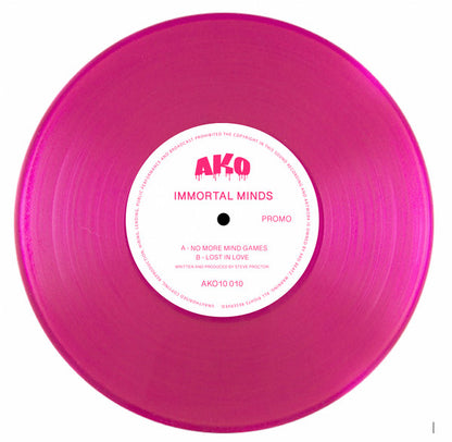 Immortal Minds - No More Mind Games / Lost In Love - AKO10 (10")