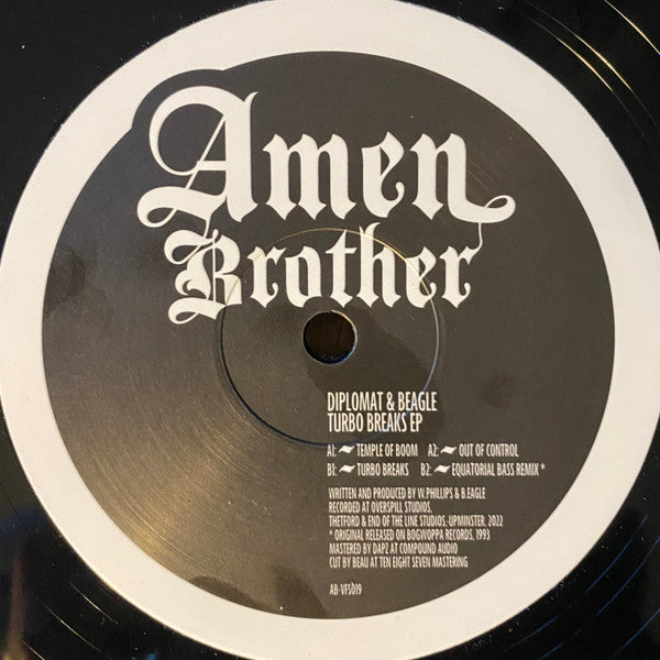 Diplomat & Beagle - Turbo Breaks EP - Amen Brother  (12")